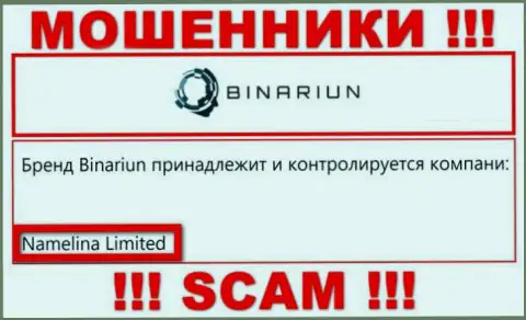 Вы не убережете собственные деньги связавшись с организацией Бинариун Нет, даже в том случае если у них есть юридическое лицо Namelina Limited