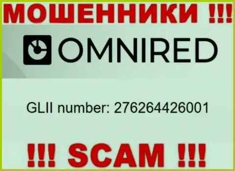 Рег. номер Omnired, взятый с их официального онлайн-ресурса - 276264426001