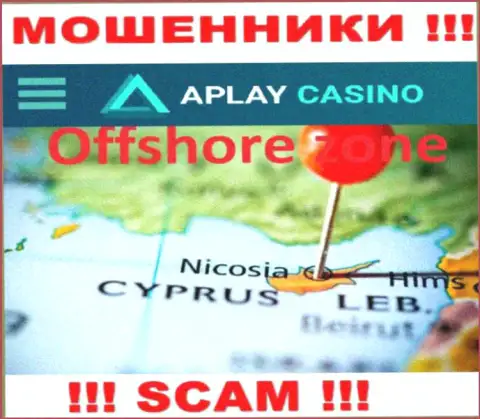Пустив корни в офшорной зоне, на территории Кипр, APlay Casino безнаказанно обманывают лохов