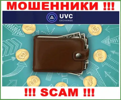 Криптовалютный кошелек - в этом направлении оказывают услуги мошенники UVCExchange Com