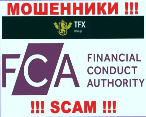 ТФХ-Групп Ком имеют лицензию от оффшорного мошеннического регулятора - FCA