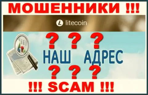 На web-сервисе Lite Coin мошенники скрыли адрес регистрации компании