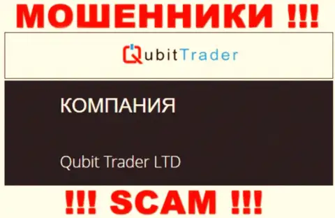 Кюбит-Трейдер Ком - это жулики, а владеет ими юридическое лицо Qubit Trader LTD