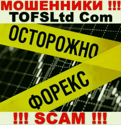 Осторожно, сфера деятельности TOFS Ltd, ФОРЕКС - это лохотрон !!!
