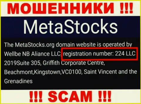 Рег. номер конторы MetaStocks Org - 224 LLC 2019
