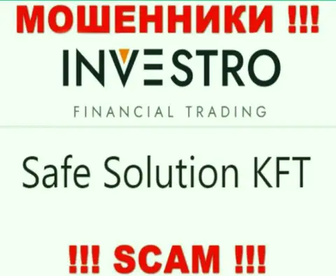 Шарашка Safe Solution KFT находится под руководством конторы Safe Solution KFT
