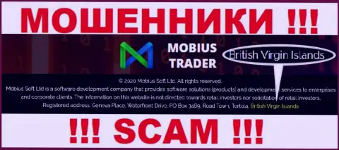 Mobius Trader безнаказанно дурачат людей, ведь расположены на территории British Virgin Islands