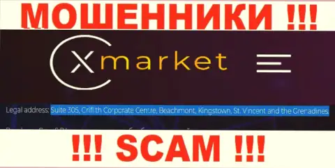Базируются интернет жулики X Market в оффшорной зоне  - Сент-Винсент и Гренадины, будьте бдительны !
