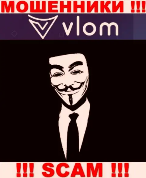 Инфы о непосредственных руководителях организации Vlom найти не удалось - так что слишком опасно работать с указанными мошенниками