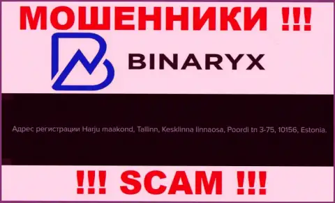 Не верьте, что Binaryx Com находятся по тому юридическому адресу, что указали на своем web-сервисе