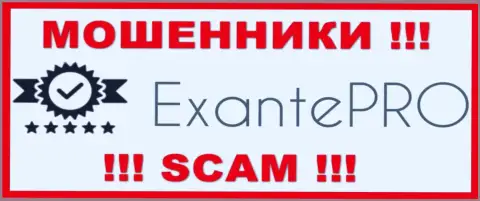 Логотип МОШЕННИКА EXANTE Pro Com