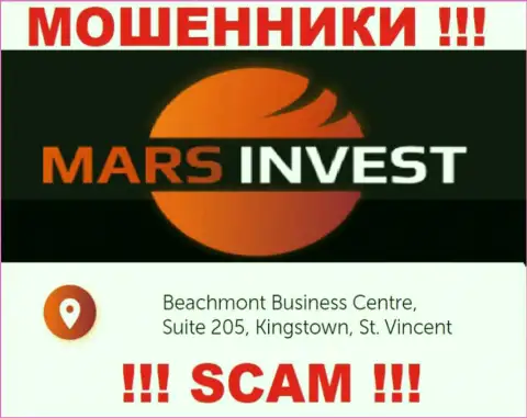 Марс-Инвест Ком - это противозаконно действующая контора, расположенная в оффшорной зоне Beachmont Business Centre, Suite 205, Kingstown, St. Vincent and the Grenadines, будьте крайне бдительны