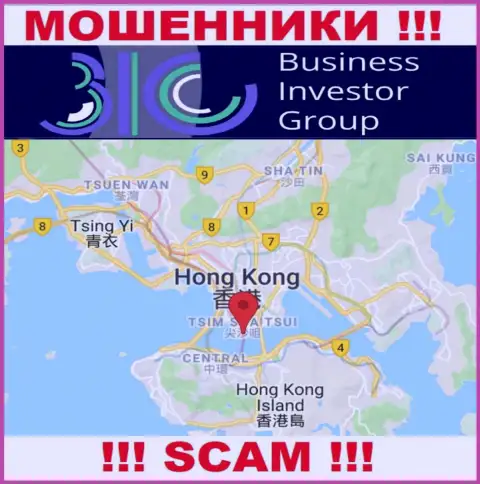 Офшорное расположение BusinessInvestor Group - на территории Гонконг