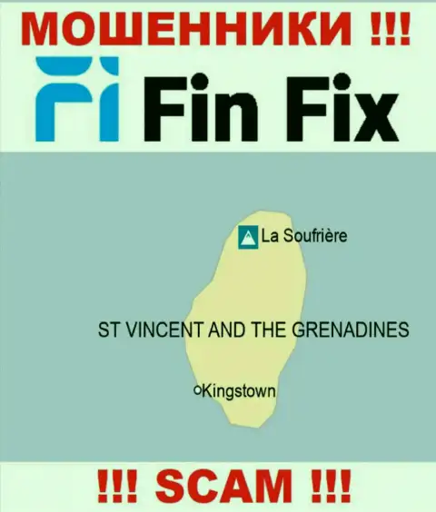Fin Fix пустили корни на территории St. Vincent and the Grenadines и безнаказанно крадут деньги