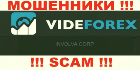 VideForex Com - это АФЕРИСТЫ, а принадлежат они Инволва Корп