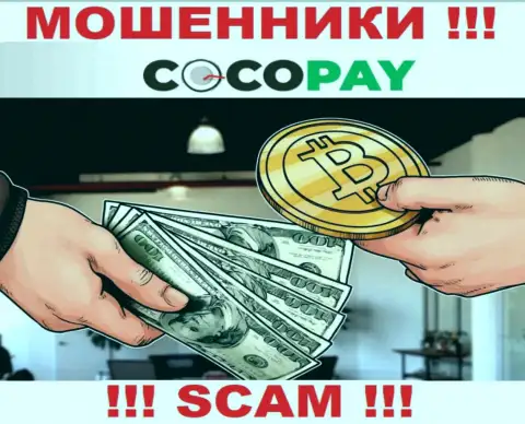 Не доверяйте финансовые средства Coco-Pay Com, так как их направление деятельности, Обменка, развод