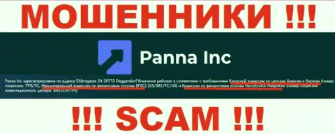 Будьте крайне внимательны, FSC - это мошеннический регулятор интернет-воров PannaInc