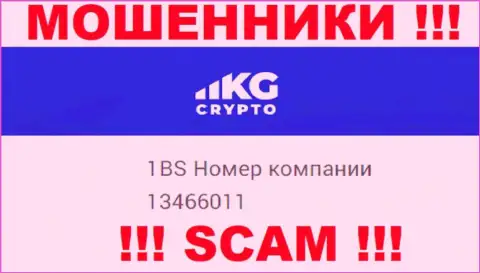 Регистрационный номер организации CryptoKG, Inc, в которую средства рекомендуем не вводить: 13466011