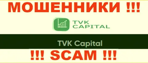 ТВК Капитал - это юридическое лицо internet мошенников TVK Capital
