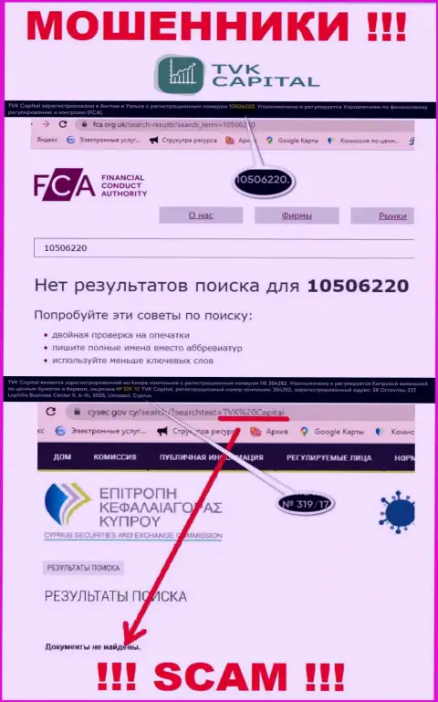 У TVK Capital напрочь отсутствуют сведения об их лицензии на осуществление деятельности - это циничные махинаторы !!!