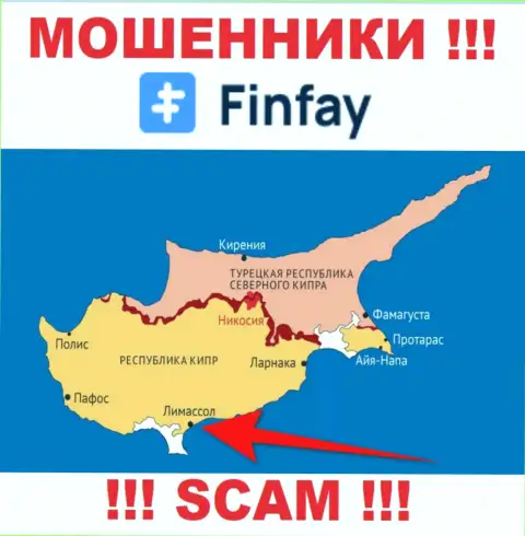 Находясь в офшоре, на территории Cyprus, ФинФай ни за что не отвечая оставляют без средств своих клиентов