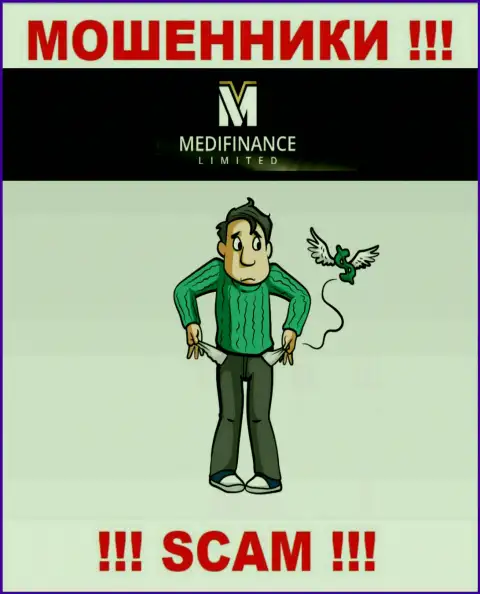 Вся деятельность MediFinanceLimited сводится к сливу клиентов, потому что это интернет кидалы