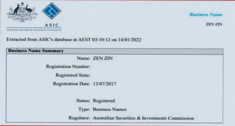 Регистрация брокерской компании Зиннейра Эксчендж
