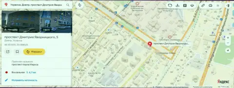 Проданный одним из служащих 770 Капитал адрес месторасположения жульнической forex организации на Yandex Maps