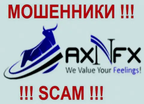 Лого мошеннического Форекс брокера АХНФХ Ком