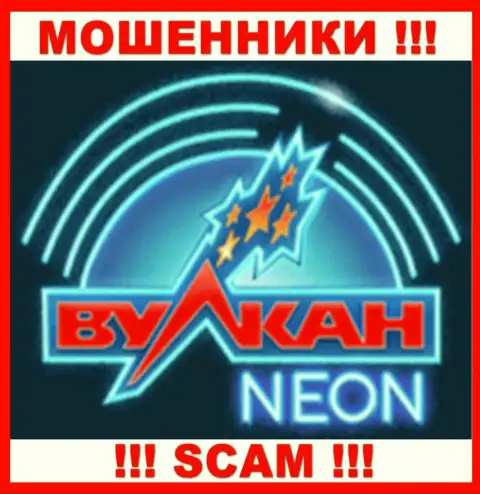 Логотип МОШЕННИКОВ VulkanNeon-Slot Com